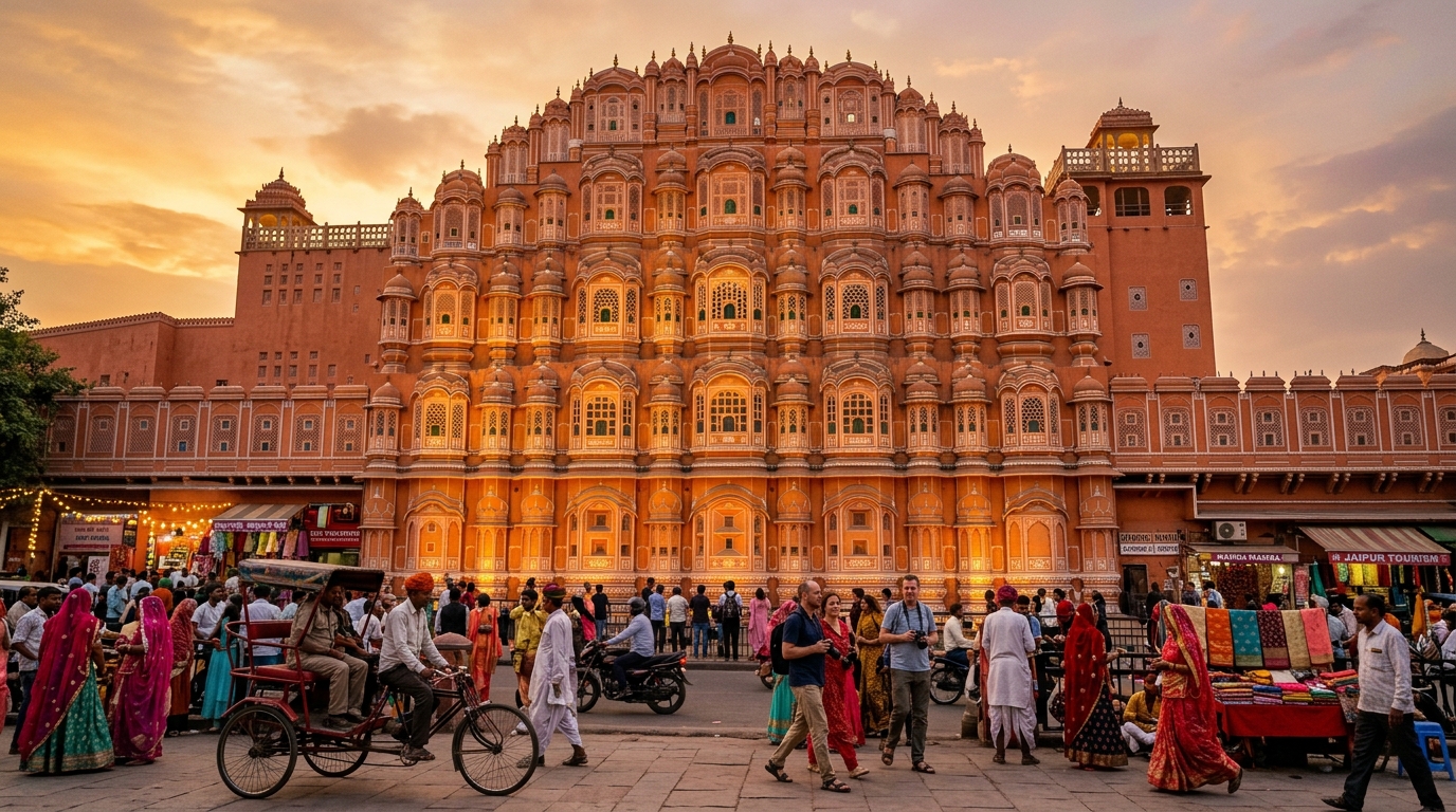 Rajasthan Heritage & Royal Tour Package from Zirakpur by Luxury Bus